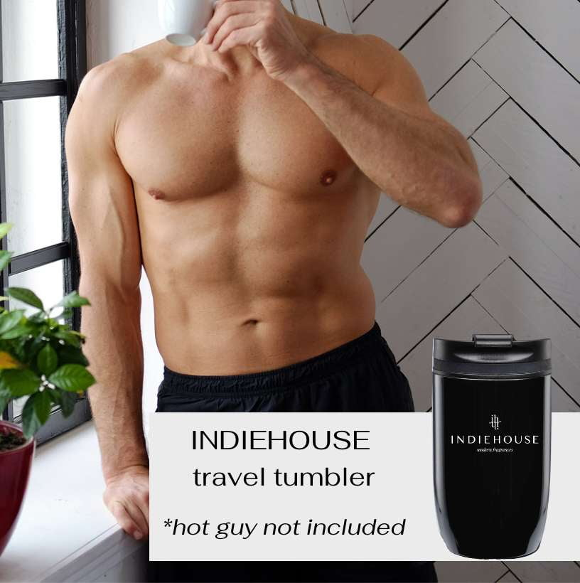 the HOUSE travel tumbler - INDIEHOUSE modern fragrance bar - INDIEHOUSE modern fragrances