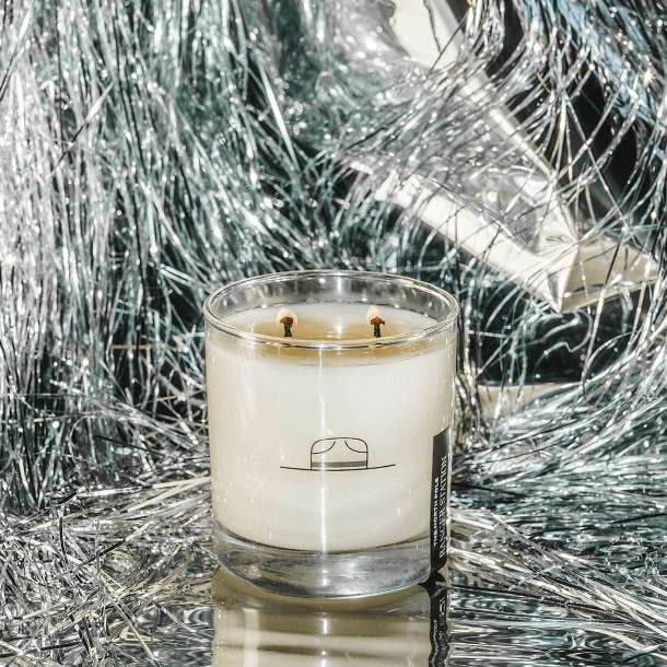 COWBOY CHRISTMAS MAMMOTH CANDLE