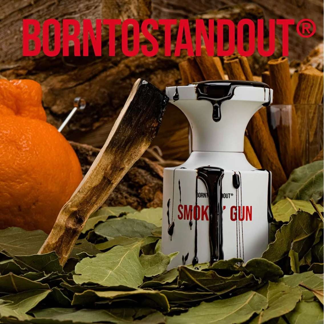 SMOKIN GUN - BORNTOSTANDOUT - INDIEHOUSE modern fragrances