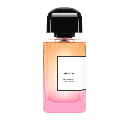 BDK Impadia Eau de Parfum—pear, Bulgarian rose, and vanilla with akigalawood in a floral-gourmand unisex fragrance.