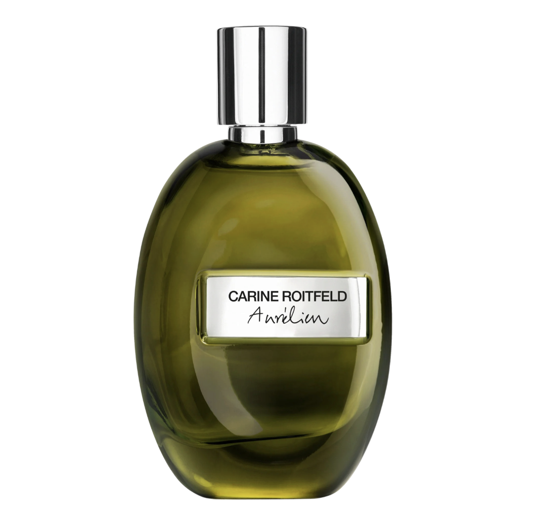 Aurelien Eau de Parfum by Carine Roitfeld – warm amber tobacco fragrance with cedarwood, cinnamon, patchouli, vanilla, and leather.