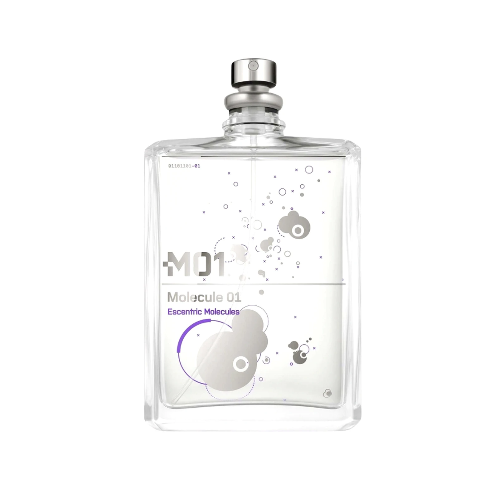 Molecule 01 by Escentric Molecules – minimalist woody fragrance featuring Iso E Super, known for its velvety, magnetic, skin-like allure.