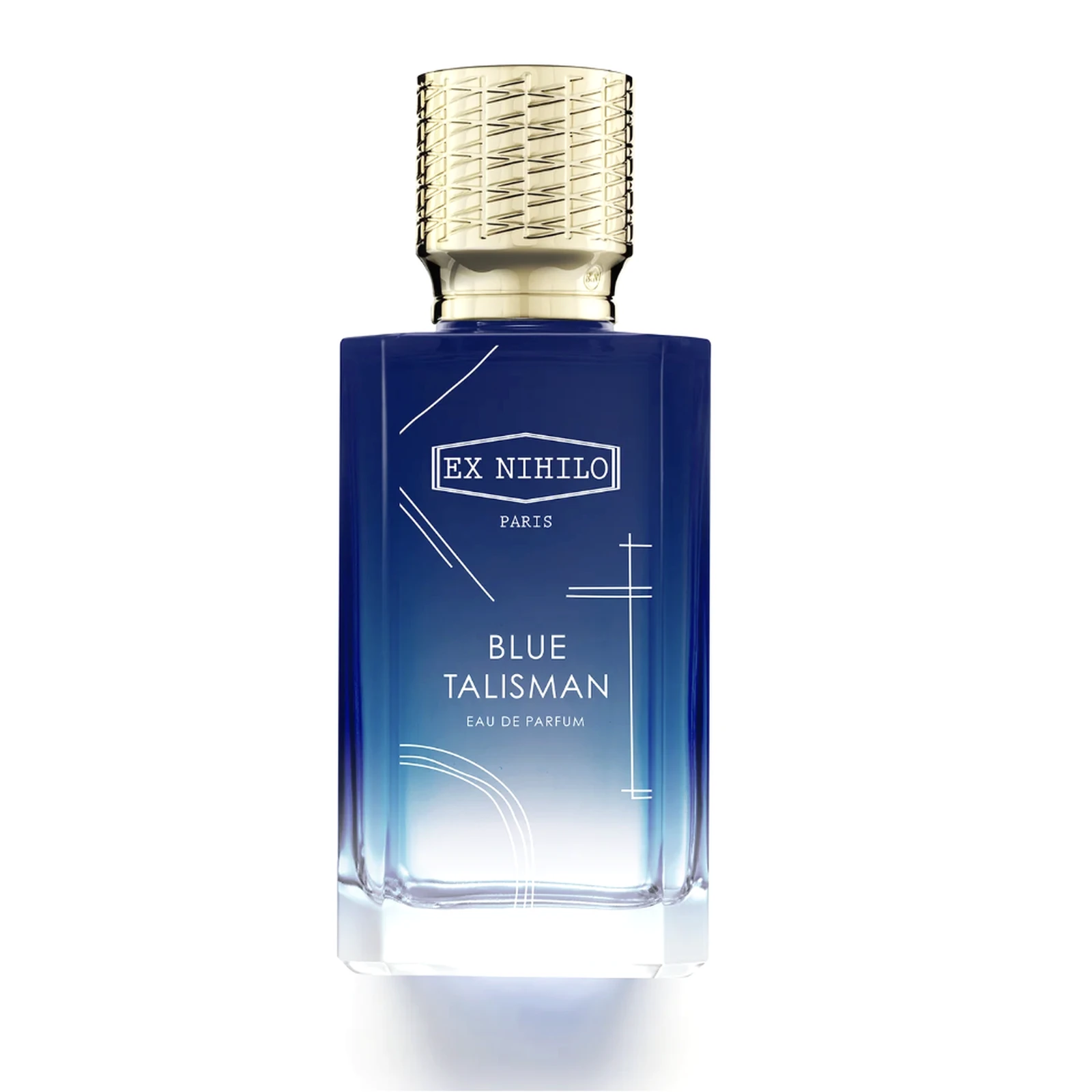 Blue Talisman by Ex Nihilo Paris – modern woody-amber perfume with pear, ginger, bergamot, amber woods, and musk evoking power and magnetic energy.