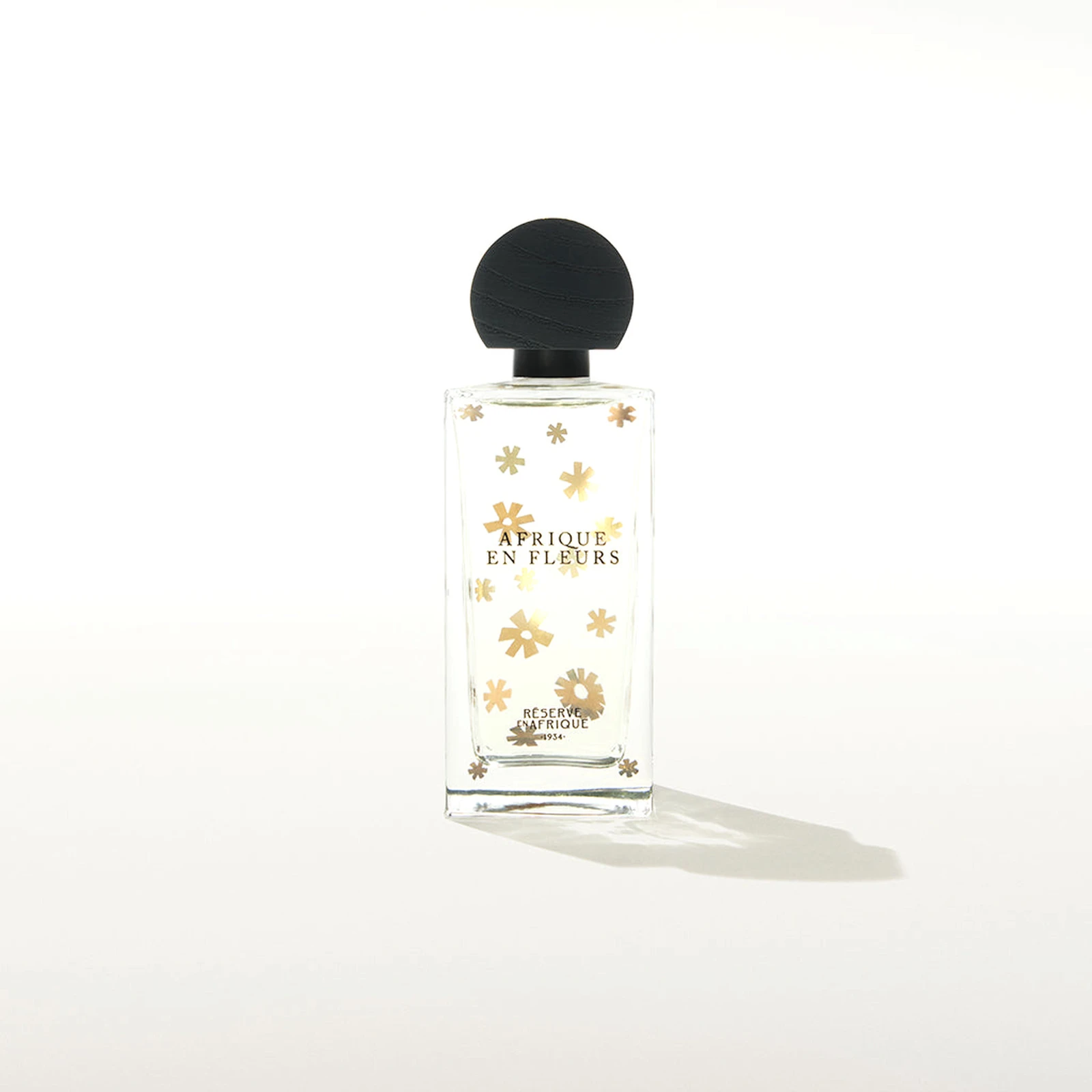 Afrique en Fleurs by Réserve en Afrique perfume bottle – radiant floral fragrance with jasmine, orange blossom, and creamy woods evoking modern African elegance.