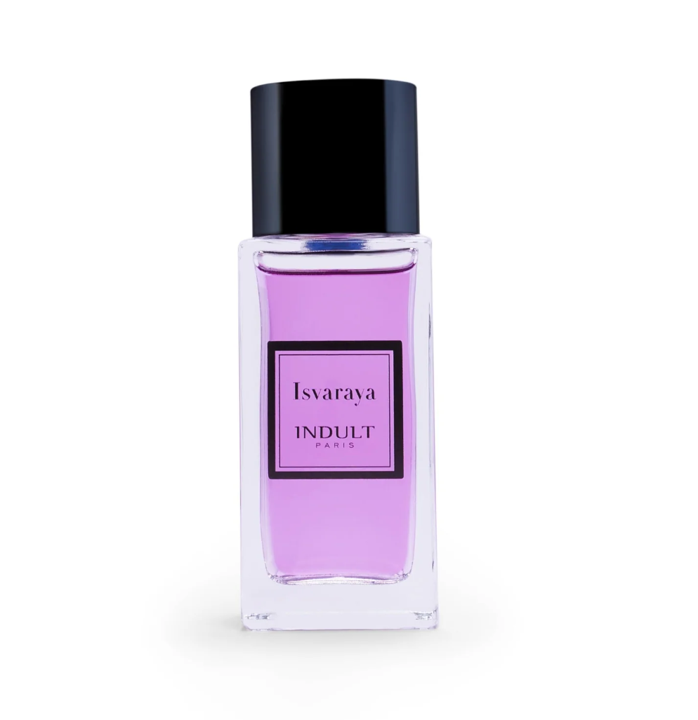 Isvaraya by INDULT Paris – sensual oriental fragrance with patchouli, jasmine, and plum evoking mystery, opulence, and modern seduction.