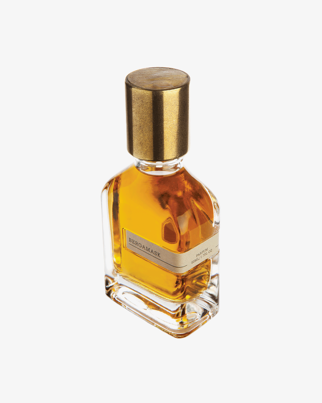 Bergamask by Orto Parisi perfume bottle – bold citrus musk fragrance with bergamot, musk, and cedar evoking raw freshness and magnetic energy.