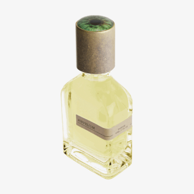 Orto Parisi Risvelium perfume bottle – vibrant citrus amber fragrance with grapefruit, blackcurrant, and musk evoking awakening and dimension.