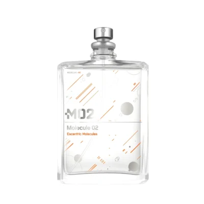 Molecule 02 by Escentric Molecules – radiant amber and musky perfume built around pure Ambroxan for minimalist sensuality.