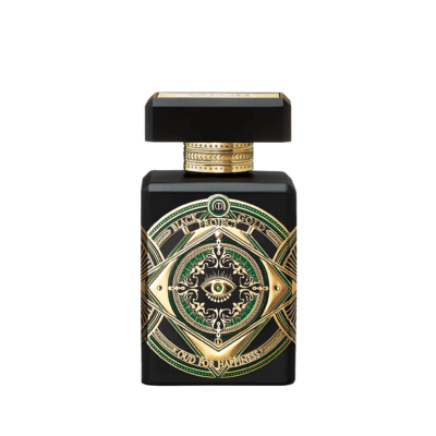 Oud for Happiness Eau de Parfum by INITIO – uplifting woody fragrance with oud, ginger, and musk evoking serenity, joy, and modern sophistication.