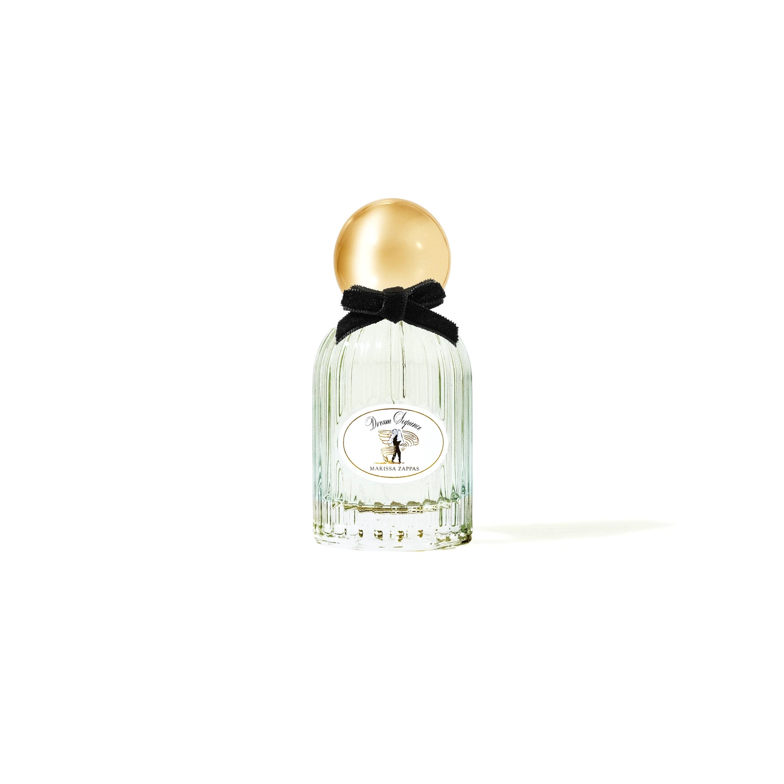 Dream Sequence by Marissa Zappas perfume bottle – soft floral musk fragrance with violet, heliotrope, iris, and sandalwood evoking nostalgia and ethereal beauty.