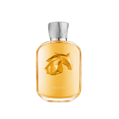 Eragon by Parfums de Marly perfume bottle – spicy ambery extrait with patchouli, cinnamon, and vanilla evoking bold refinement.