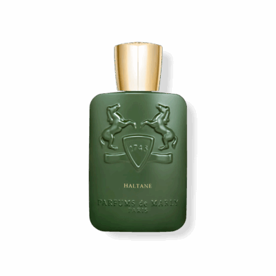 Haltane by Parfums de Marly perfume bottle – refined woody aromatic fragrance with saffron, oud, and praline evoking timeless elegance and noble strength.