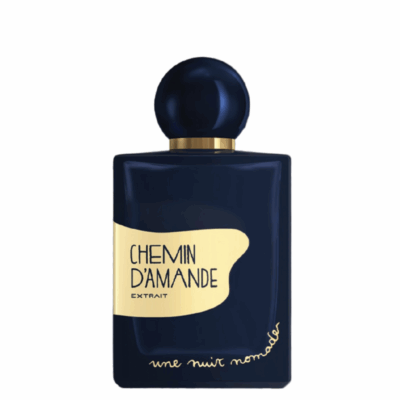 Chemin d’Amande by Une Nuit Nomade – almond blossom, iris & tonka bean extrait with vanilla and soft musk elegance.