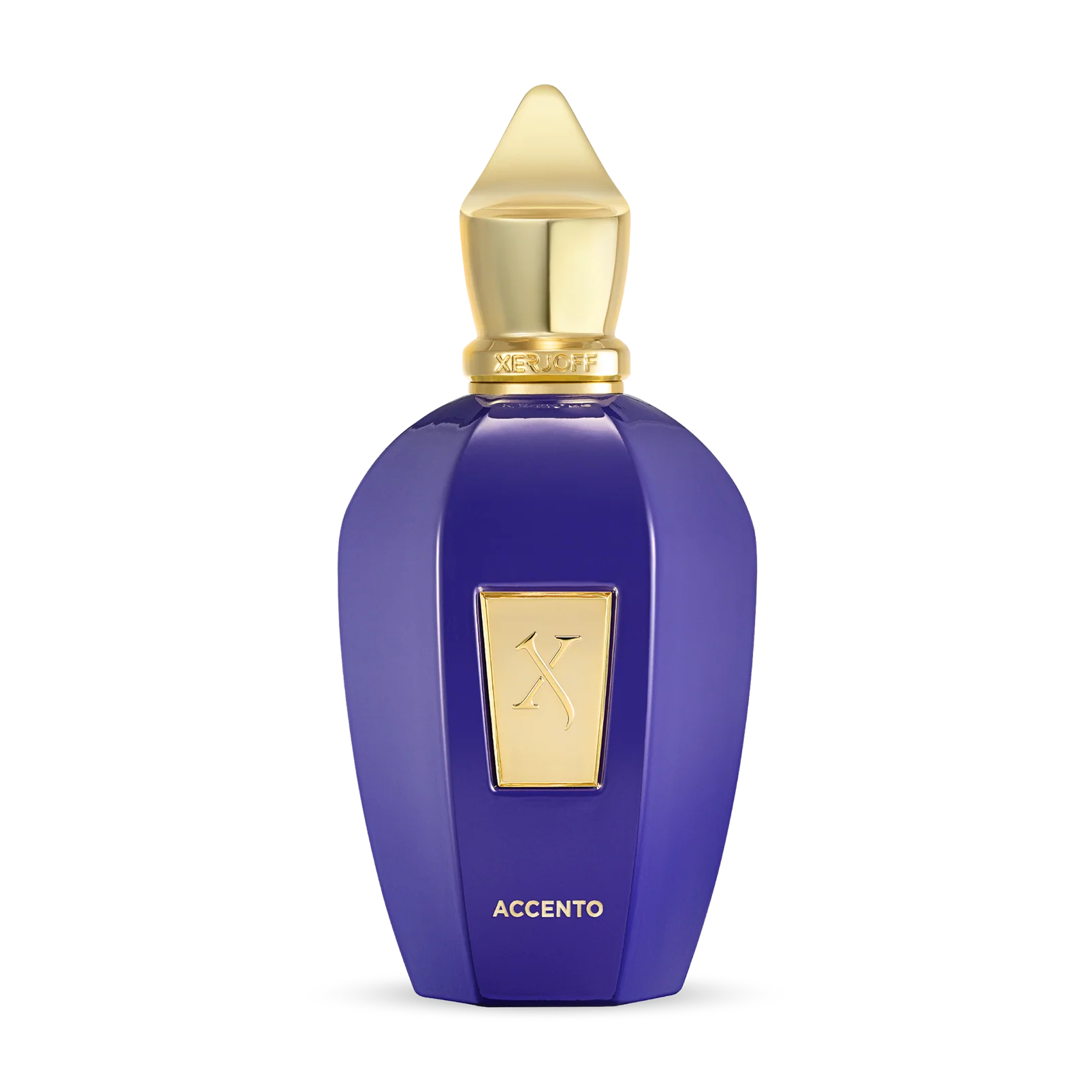 Accento by Xerjoff perfume bottle – elegant fruity floral amber fragrance with pineapple, iris, and musk evoking refined Italian sophistication.