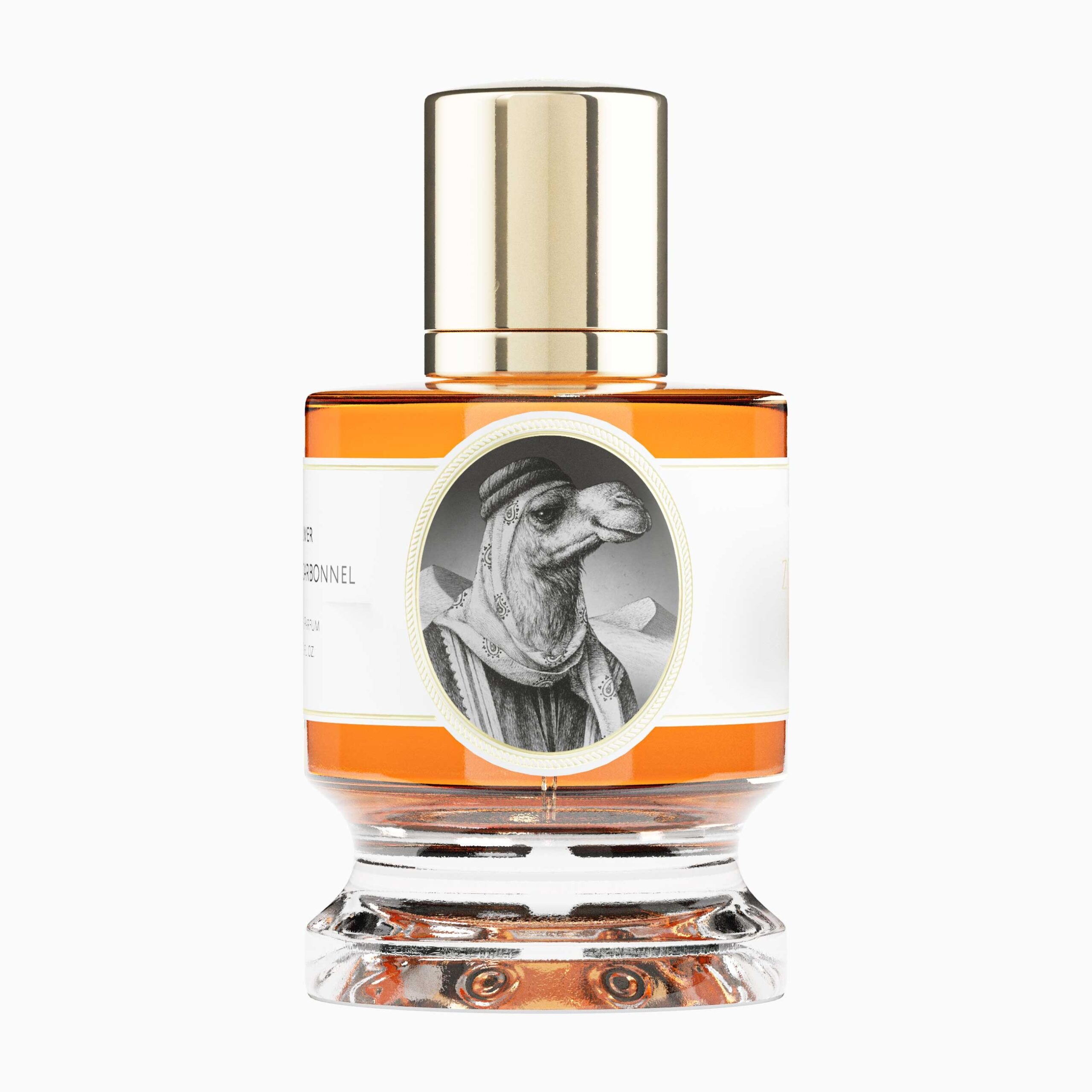 Camel by Zoologist perfume bottle – rich amber oriental fragrance with dates, incense, and myrrh evoking desert warmth and exotic elegance.