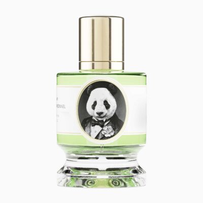 Panda by Zoologist perfume bottle – lush green floral fragrance with bamboo, osmanthus, and musk capturing the calm vitality of Asian forests.